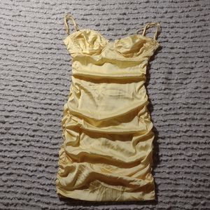 Fashion Nova ruched mini dress